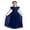 Navy Blue, variant on iiniim Kids Girls Cami Figure Ice Skating Dress Sequins Gymnastic Ballet Latin Dance Leotard High-Low Hem Skirt