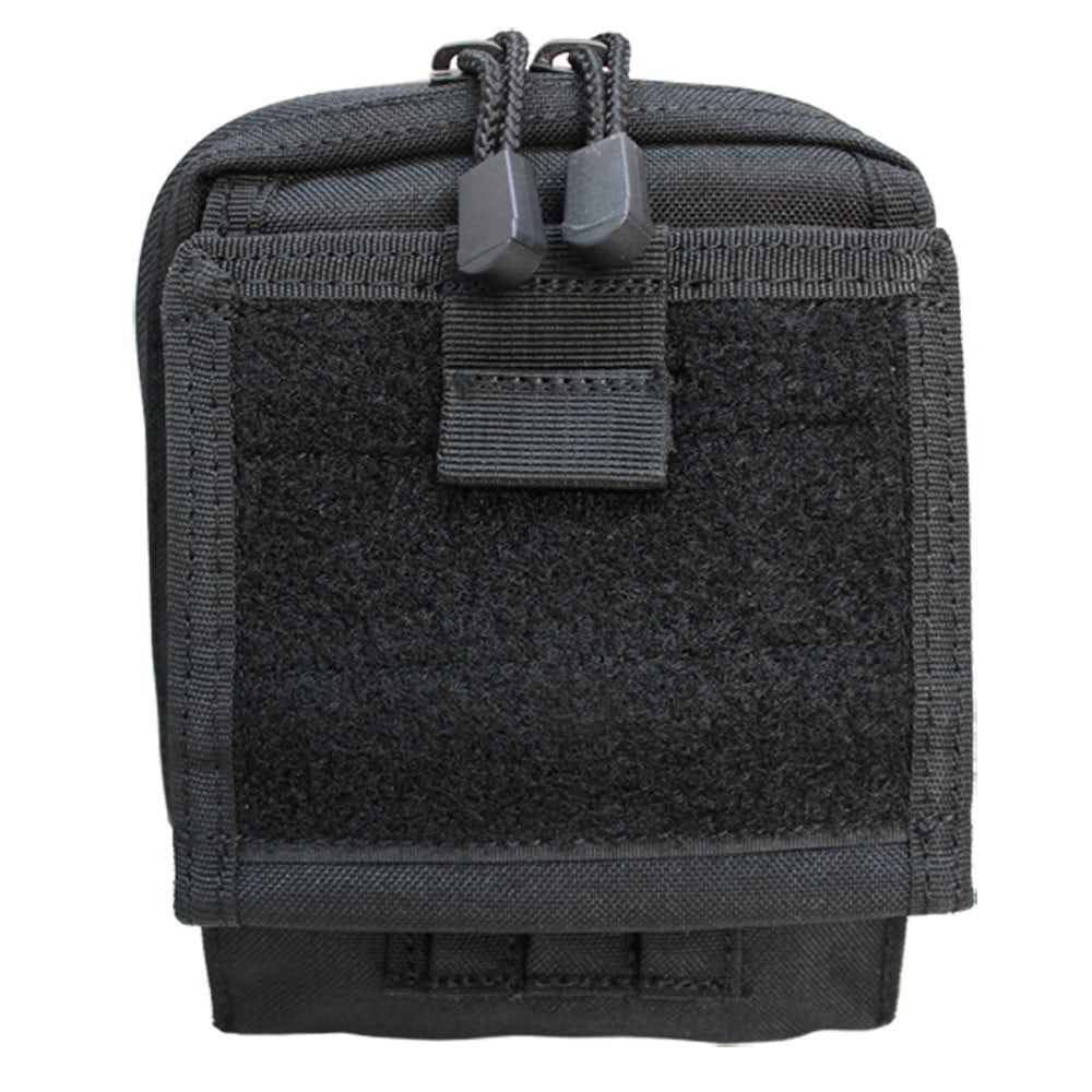 Molle Tactical MAP Pouch ID Admin Chart Case ATLAS Clear Cover Carrier Pouch-BLK 