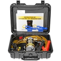 Steauty 12/24V 100W Marine Engine Oil Suction Pump, 120 GPH with Anti-Kinking Hose