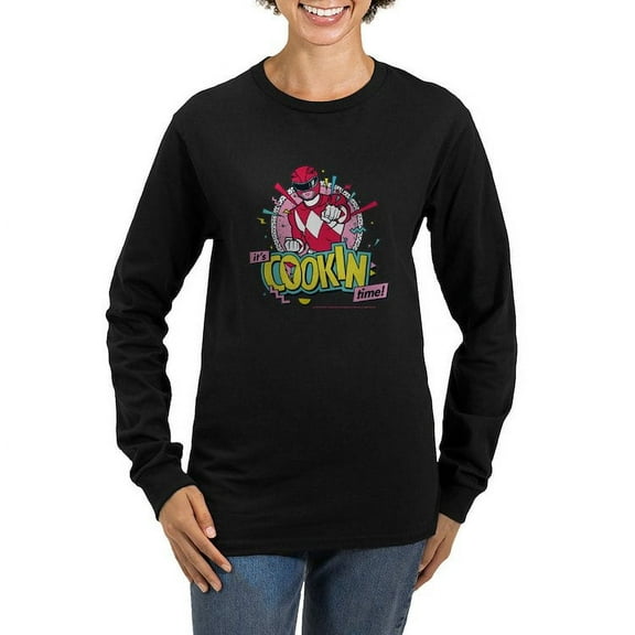 CafePress - Power Rangers It's Coo Women's Long Sleeve T Shirt - Women's Long Sleeve Graphic Tee Casual Fit