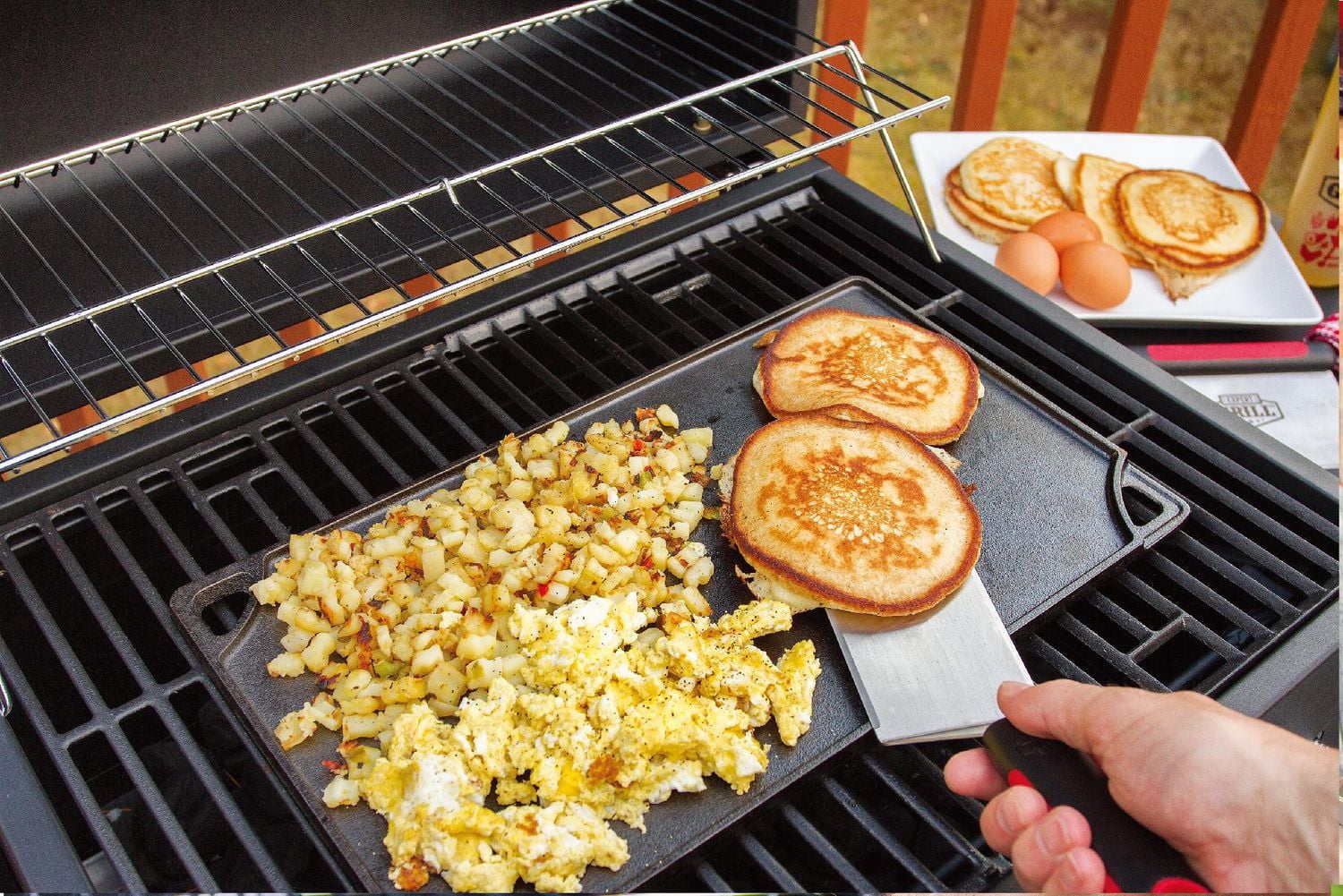 Expert Grill Grilling Accessories BBQ Grill Tools Set, 4 Pieces Stainless Steel Grill Kit