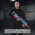 thumbnail image 3 of XSHOT SKINS Pro Series Longshot 2.0 Foam Dart Blaster by ZURU with 40 Air Pocket Technology Darts, Manual Action Plastic Blaster for Outdoor Play, Kids, Teens and Adults Ages 14+, 3 of 10