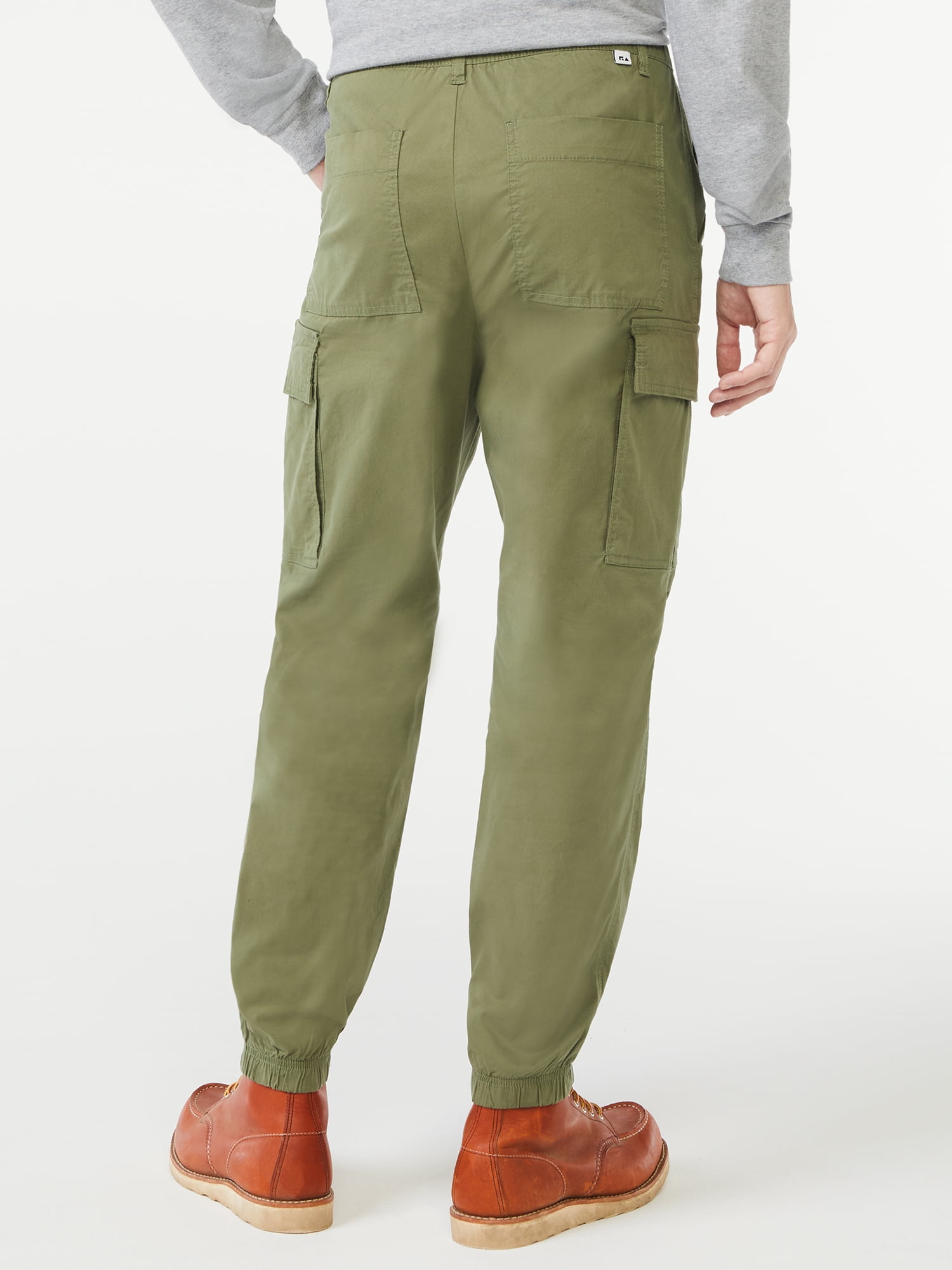 Free Assembly Men's Woven Cargo Joggers - Walmart.com