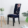 thumbnail image 4 of Nvzi Chair Covers for Dining Room 6 Pack Dining Kitchen Chair Cover Set of 6,Stretchable Parson Chair Covers Slipcover(6 Pack,Printed Flower Pattern), 4 of 5