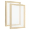 thumbnail image 1 of Uxcell 10"x13" Pantalla de fabricación de papel de madera A4 Marco de molde de fabricación de papel, Color natural, 1 of 1