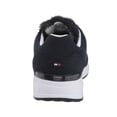 thumbnail image 3 of Tommy Hilfiger Women's Riplee Fabric Faux Fur Lace Up Sneakers Shoes Navy 8.5, 3 of 3