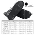 thumbnail image 3 of 360 Waterproof Rainproof PVC Fabric Zippered Shoe Covers Rain Boots Overshoes Protector Bike Motorcycle Anti-Slip Travel Women Men Kids Short Black, 3 of 5