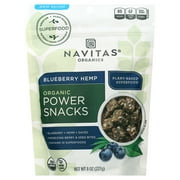 Navitas Naturals Organic Gluten Free Power Snacks, Blueberry Hemp, 8 Oz, 1 Count