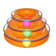 thumbnail image 2 of 1 PC Cat Tracks Cat Toy - Niveles divertidos de juego interactivo - Circuito circular con bolas en movimiento Satisface las necesidades de caza, persecución y ejercicio de Kitty JAMW Sencillez, 2 of 4