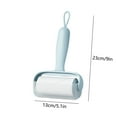 thumbnail image 3 of Bxaolu Reusable Portable Lint Roller, Sticky Lint Roller Travel Pet Hair Remover Brush with Hook Mini Cleaner for Clothes, Cat Dog Hair, Funiture, Blue, 3 of 6