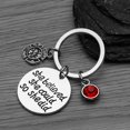 thumbnail image 2 of Firefighter Keychain, She Believed She Could, So She Did Jewelry Gift for Firefighter Wife, Girlfriend, Mom, Daughter - Fireman Wife Jewelry, 2 of 6