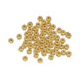 thumbnail image 4 of 200pcs Snowflake Spacer Beads Set, Loose Beads , DIY 6mm Craft Decor Loose Charm Gold, 4 of 9