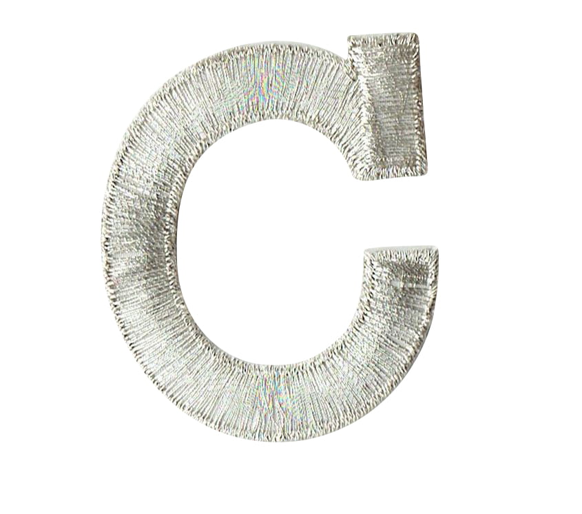 Alphabet Letter - C - Color Silver - 2