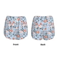 thumbnail image 5 of Lsque Rose Flowers Printed Women's Running Shorts with Liner Pockets,Elastic Quick Dry Workout Athletic Gym Yoga Shorts,Womens High Waist Shorts-Large, 5 of 9