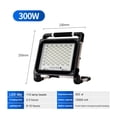thumbnail image 2 of 100/200/300/400W Flood Light Outdoor Portable LED Reflector Spotlight Rechargeable Projector Floodlight Construction Lamp ,Wide Application, 2 of 7