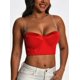 thumbnail image 4 of Sujetador Dvpol 46C Longline Rojo para mujeres de talla grande, 4 of 7