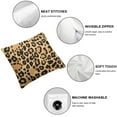 thumbnail image 6 of Acheng Leopard Print Throw Pillow Cover  Set of 2 Cheetah Safari Wild Animal Skin Texure Wildlife Lumbar Pillow Case Decorative Standard Pillow Cases Cushion Covers for Bed,Sofa 12x12in, 6 of 7