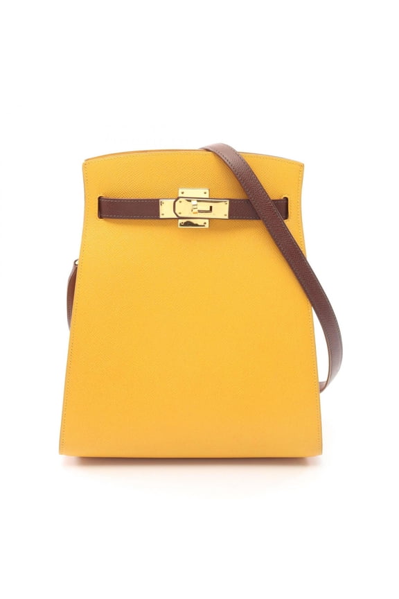 Pre-Owned Hermes Kelly Sport MM Shoulder Bag/Handbag, Leather, Courchevel, Women's,...