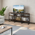 thumbnail image 7 of Davee Furniture Modern  70" TV Stand with Engineer Wood ,Antigue Wood Shelves Finish, 7 of 7