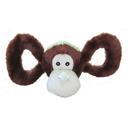 UPC: 0788169033106 | Jolly Pet Tug a Mals Monkey Dog Toy with Squeaker  Small