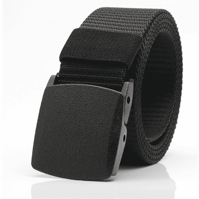 CHUANK Belt Men with Auto Buckle Metal-Free Men‘s Belts for Versatile Wear Adjustable Nylon Belts for Men