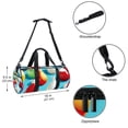 thumbnail image 5 of Bowling All-Purpose Sports Bag for Gym, Basketball, and Yoga, 17.7 Inches with Interior Zipper Pocket, Large Capacity, 5 of 6