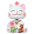 thumbnail image 1 of Estatua de gato de la suerte Estatua de gato Colección decorativa Estatua de gato de flor de cerezo para Estilo A, 1 of 8