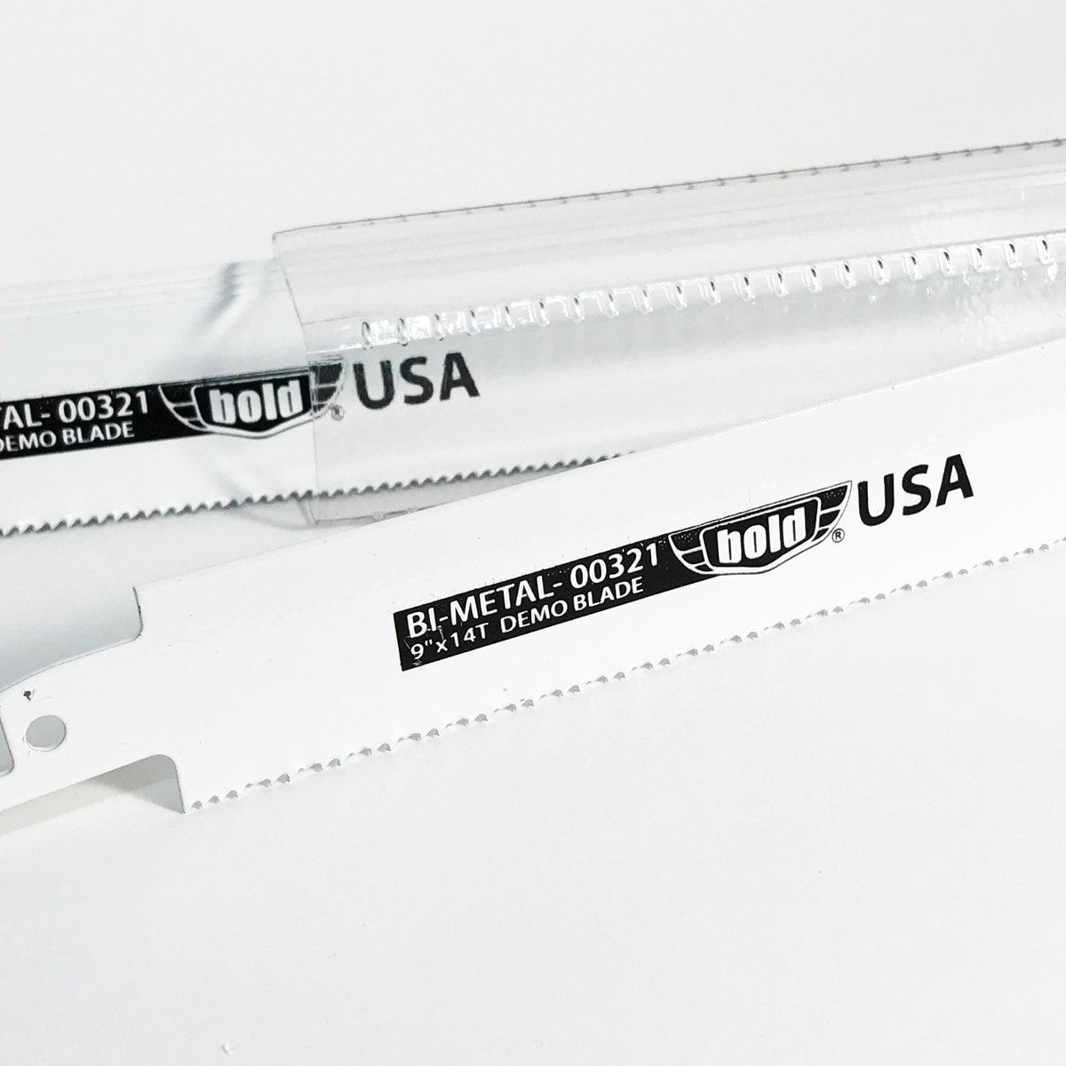 Bold 00321 USA Made Bi-Metal 9" x 14 TPI Demolition Reciprocating Saw Blades, 5-count