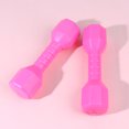 thumbnail image 4 of 4pcs Children Octagonal Dumbell Outdoor Plastic Fitness Equipment Kids Performance Dancing Tool Exercise Toy (Pink), 4 of 4