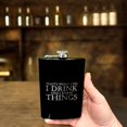 thumbnail image 4 of 8oz BLACK That's What I Do Flask L1, 4 of 4