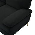 thumbnail image 6 of Aukfa Sectional Sofa, L Shaped Couch with Left Facing Chaise for Living Room, Apartment, Black, 6 of 11