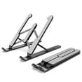thumbnail image 1 of Labymos Adjustable Laptop Tablet Stand Multi-angle Laptop Holder Portable & Foldable Laptop Riser for 10-17'' laptops Hollow Design Black, 1 of 7