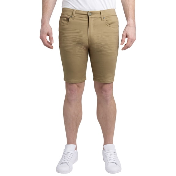 X RAY JEANS Mens Commuter Shorts, Khaki, 38