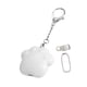 thumbnail image 1 of Mini lámpara táctil para bolso, recargable, práctica, ligera y elegante, LED llavero Pata de gato blanca, 1 of 4