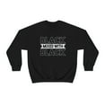 thumbnail image 2 of Black Mixed with Black Unisex Sweatshirt S-3XL Black is Beautiful Pride, 2 of 5