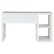 Better Homes & Gardens Cube Storage Office Desk, White Texture