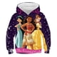 thumbnail image 1 of Ropa de moda de princesa negra para niñas, Sudadera con capucha de algodón, sudaderas con capucha de la serie Disney a la moda para niños, tops de moda bonitos de dibujos animados 12T Gao Jinjia LED, 1 of 2