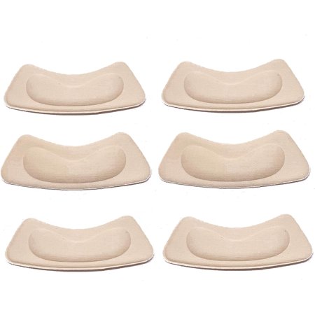 3 Pairs Back of Heel Protectors Cushions for Men Women, Heel Pads Liner Cushions Inserts Grips Liner for Shoe Too Big, Prevent Heel Slip and Blister