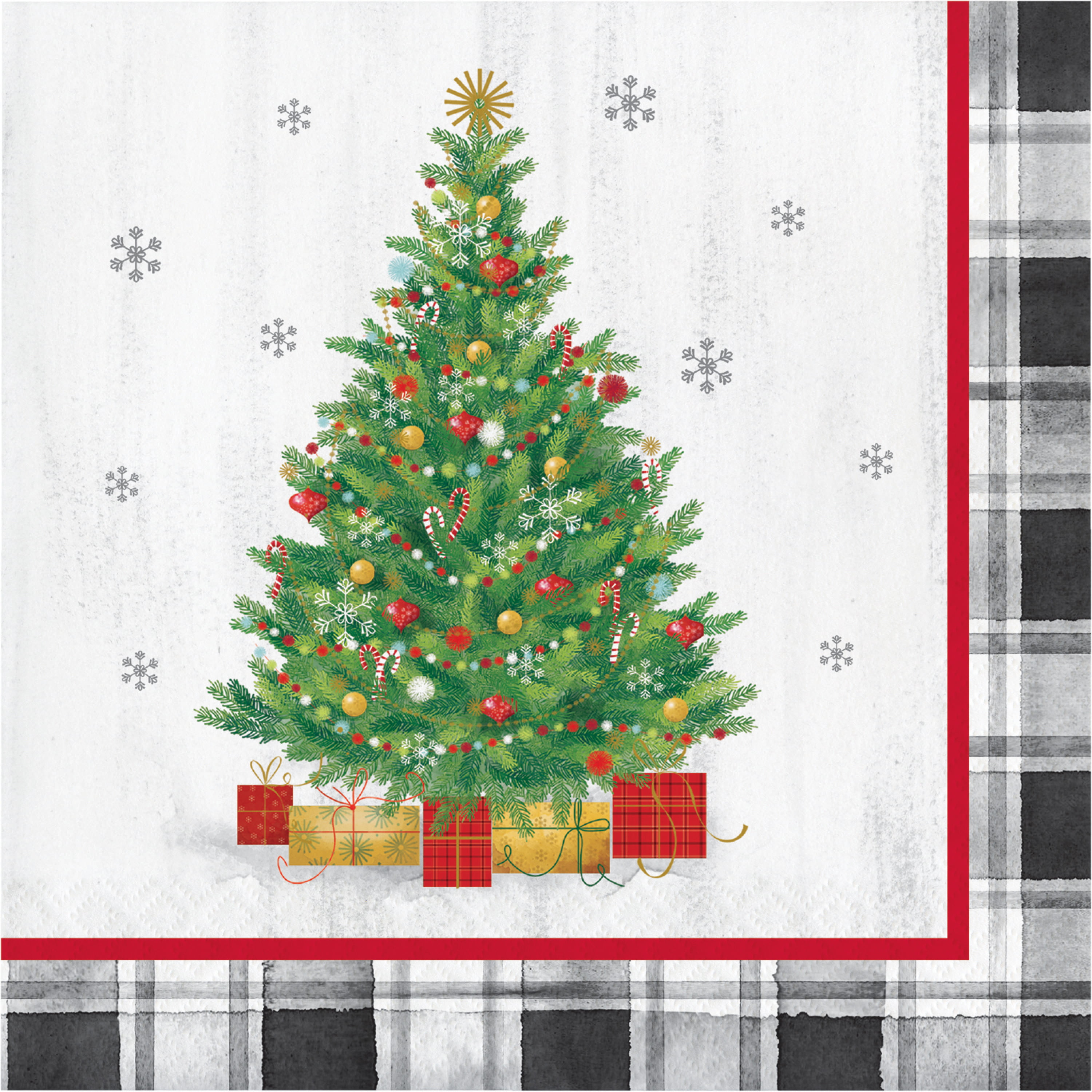 Christmas napkins serviettes Tree Snowman Santa Stars Snowflakes Festive Fun 