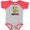 Heather and Red, variant on Inktastic Crappie Fishing I Love Crappies Boys or Girls Baby Bodysuit