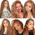 thumbnail image 2 of Hair Bundles GveoxVO Honey Bundle, Rizado, Rubio, Rizado, 8A, cabello virgen, 2 of 7