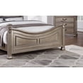 thumbnail image 2 of 1pc Bed Transitional Look Classic Grey Finish Queen Bed Posts HB FB Bedrooom Furniture, 2 of 5