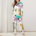 thumbnail image 2 of Naloa Pet Care Grooming Pajamas for Women Set, Womens Pajama Sets, Lounge Sets for Women, 2pjs for Women-Medium, 2 of 7