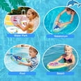 thumbnail image 3 of MoKo 2 in 1 Swimming Kickboard, Swimming Training Kick Board Pool Exercise Equipment Promote Natural Swimming Position Water Fun Tool for Kids, Pink Unicorn, 3 of 8