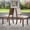 Walnut, variant on iNSPIRE Q Alta Mid-Century Modern Black Oak Finish Boucle Dining Chair, Cream (Set of 2)