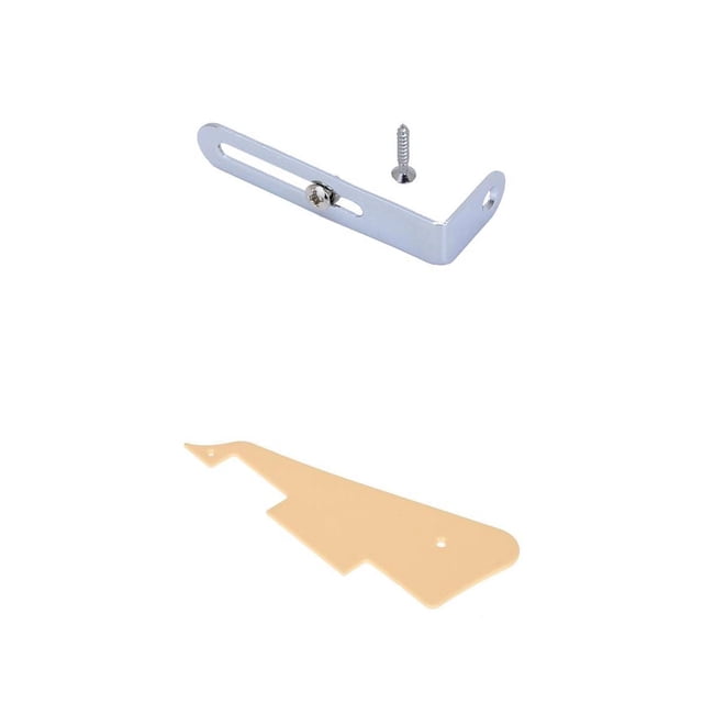 Pickguard Para 1 Capa de Guitarra Eléctrica Y Soporte con Tornillos Cilíndrica para Reemplazo de Guitarra Baoblaze Pickguard Single Ply
