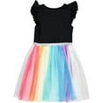 thumbnail image 2 of JoJo Siwa One Size Girls Beautiful Rainbow Star Glitter Tutu Skirt Dress, 2 of 2