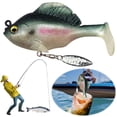 thumbnail image 3 of Cebo Pesca para Lubina Cebos Baño Con Cola en T 10g/6cm Rotación 360 ​​grados Perca, 3 of 9
