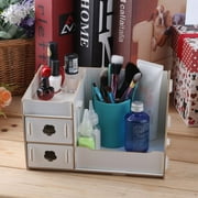 CNMODLE Multi-Functional Wooden Desktop Box Drawer Type Multi-Drawers Cosmetic Storage Box Containing Rack Dressing Makeup Organizer