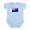 Sky Blue, variant on CafePress - MADE IN NEW ZEALAND Infant Bodysuit - Baby Light Bodysuit, Size Newborn - 24 Months